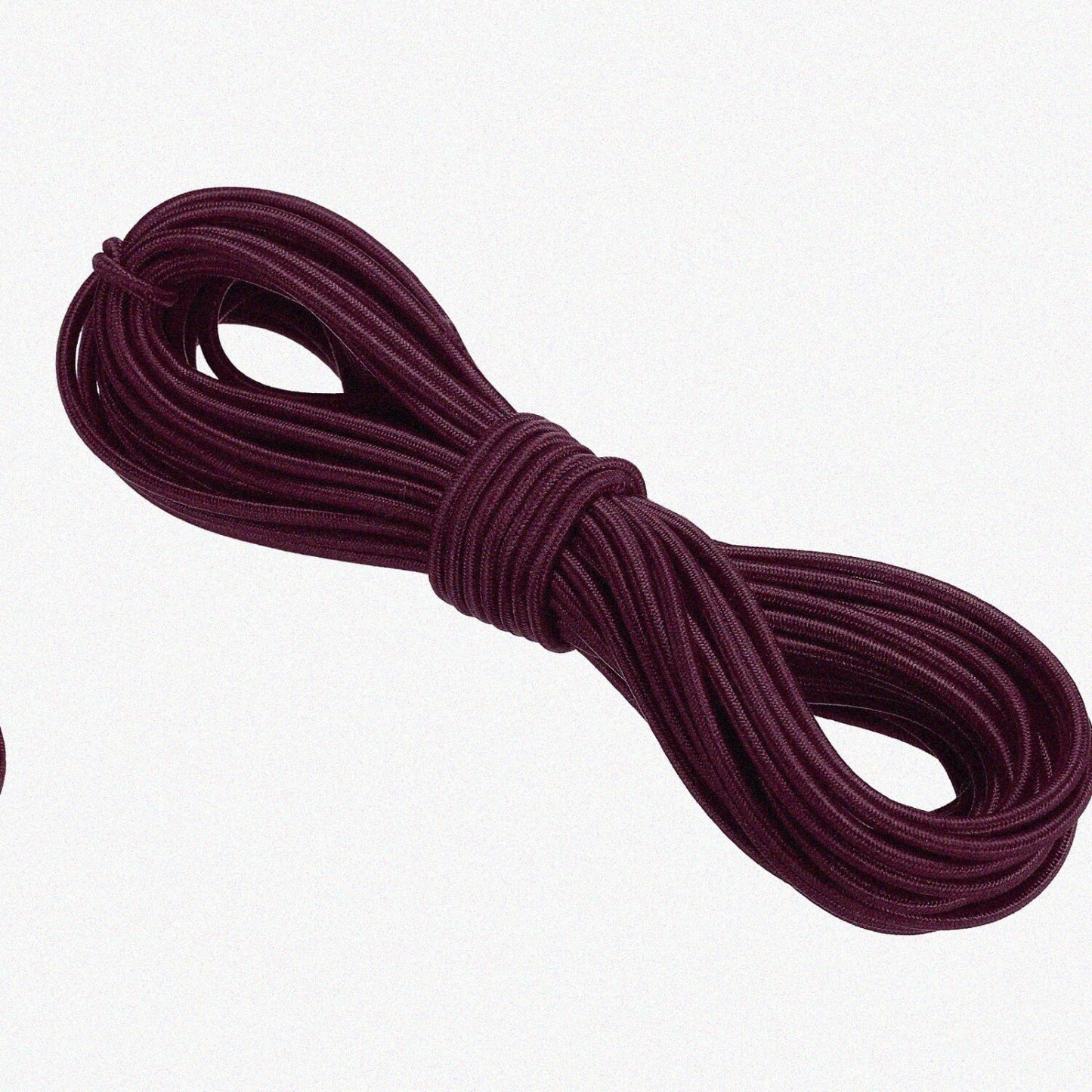 Elastic Cord Heavy Stretch String Rope 1/8" 11 Yards Dark Red