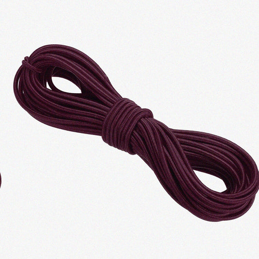 Elastic Cord Heavy Stretch String Rope 1/8" 11 Yards Dark Red