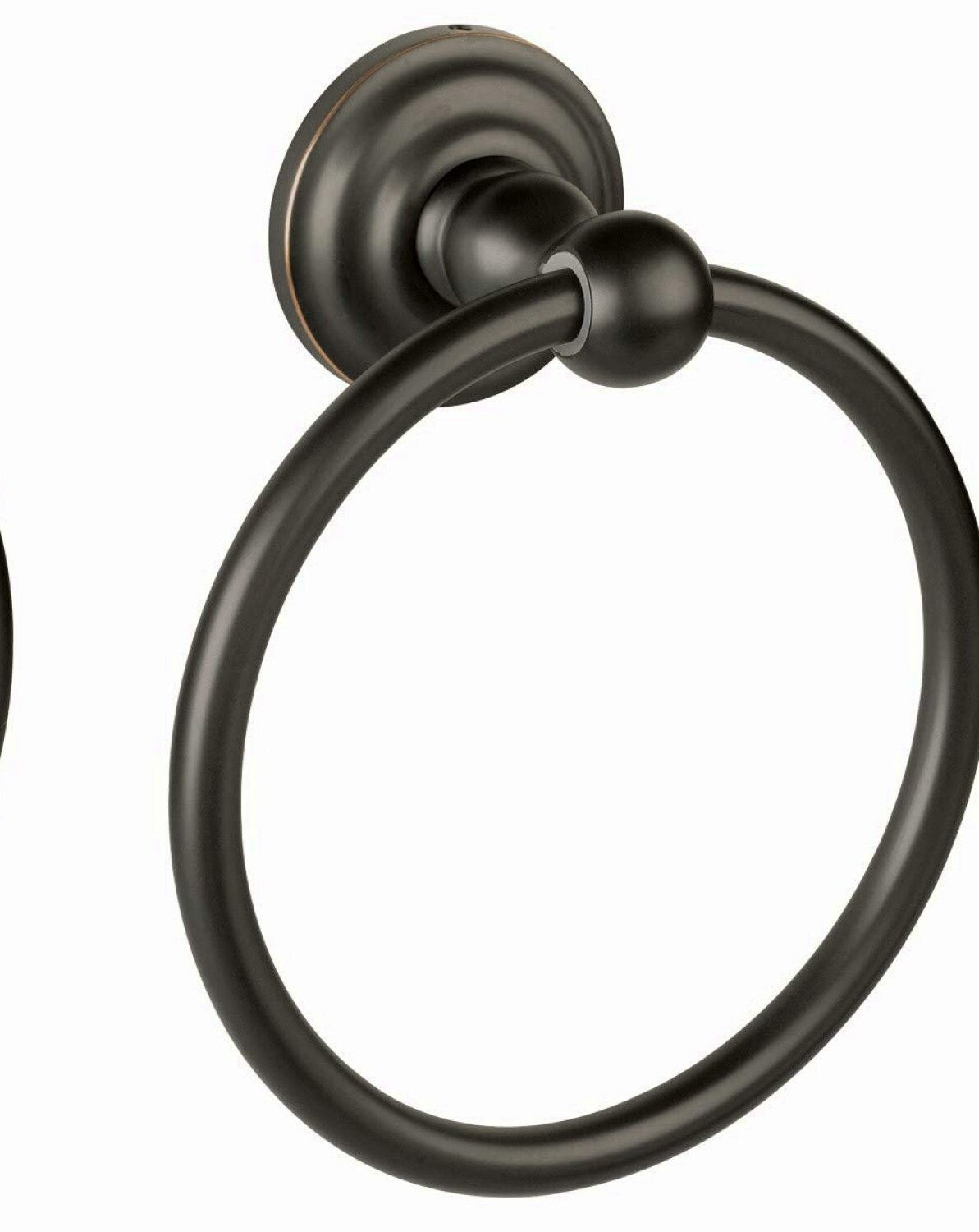 Calisto Towel Ring Rubbed Bronze 6.6-inch