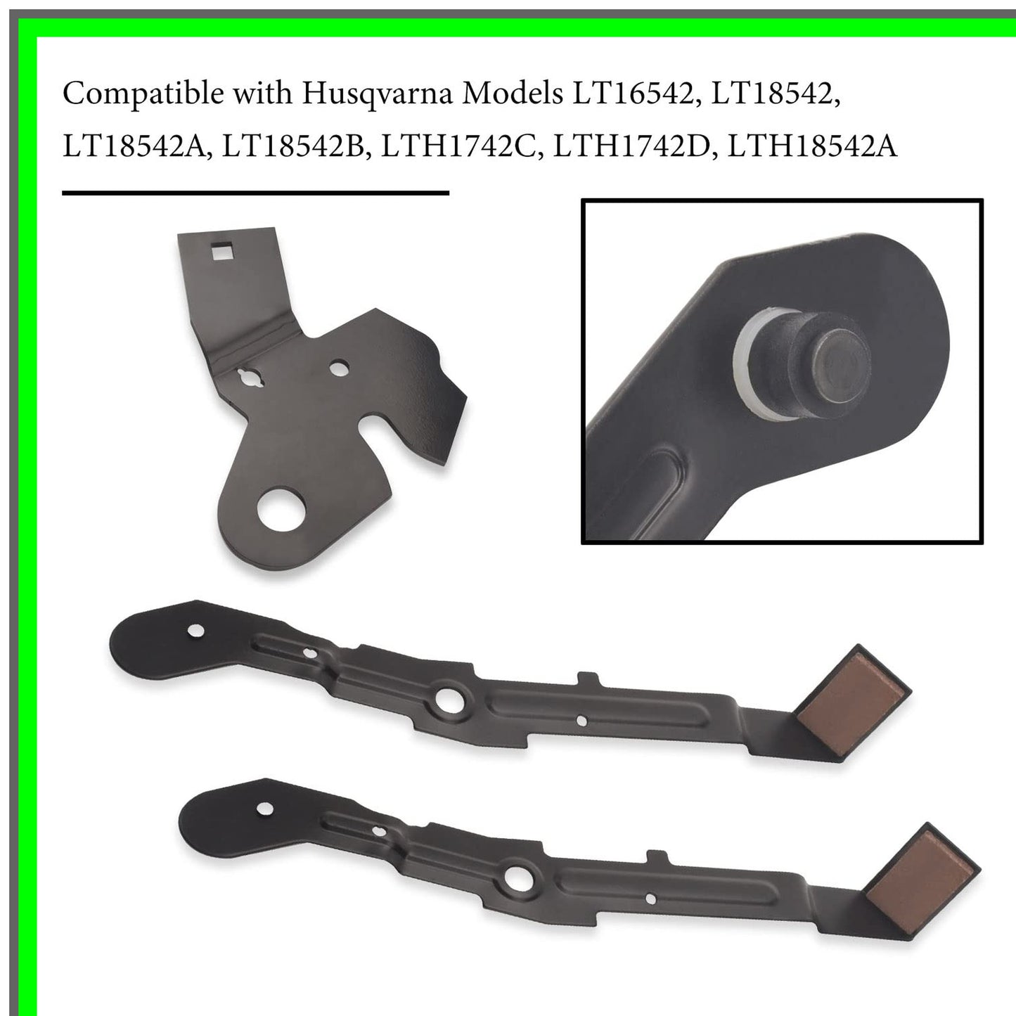 Husqvarna Riding Mower Arm Bracket Roller Cam Kit for 42 Inch Deck