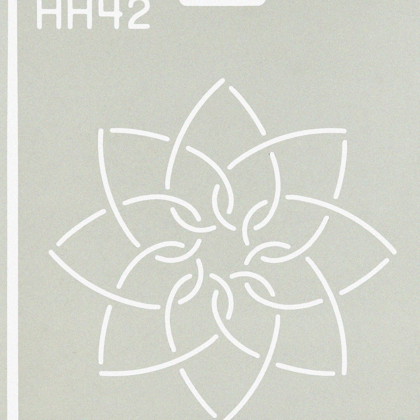 Interlocking Hearts Quilt Stencil 5"
