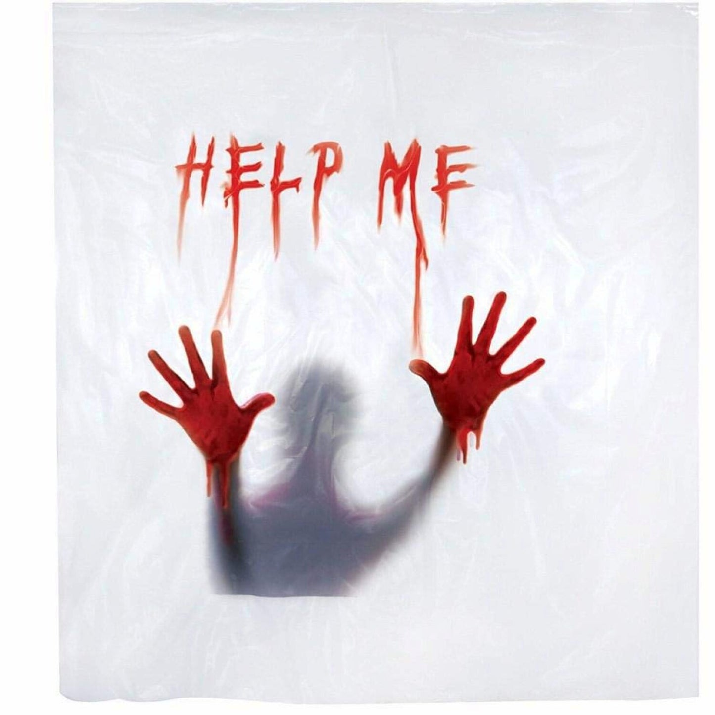 Help Me Shower Curtain 6ft x 6ft