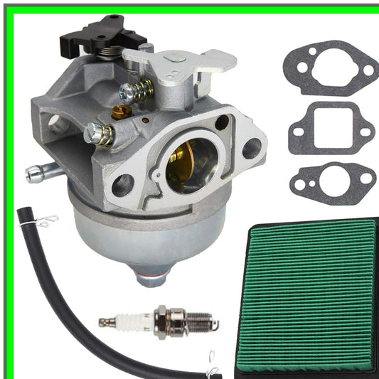 GCV190 Carburetor and Air Filter Spark Plug Kit for Lawn Mowers
