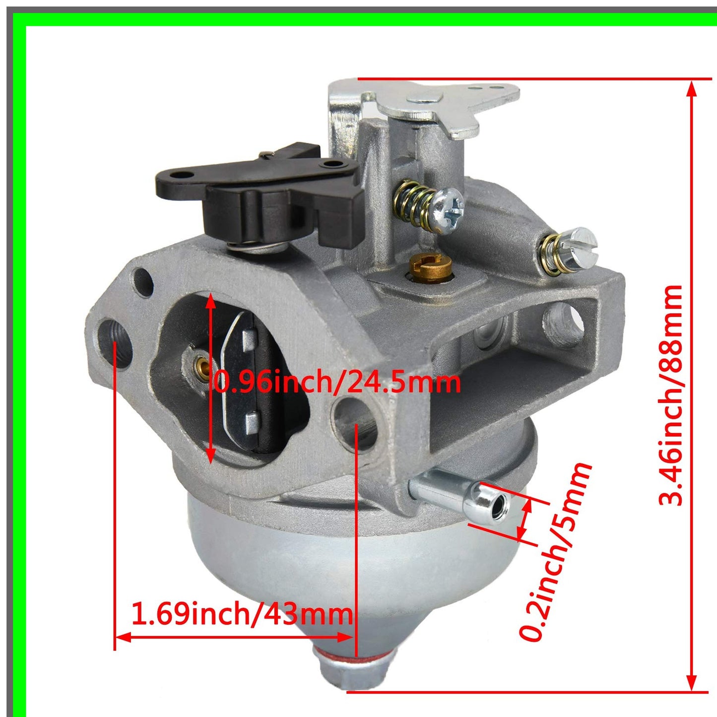 GCV190 Carburetor and Air Filter Spark Plug Kit for Lawn Mowers