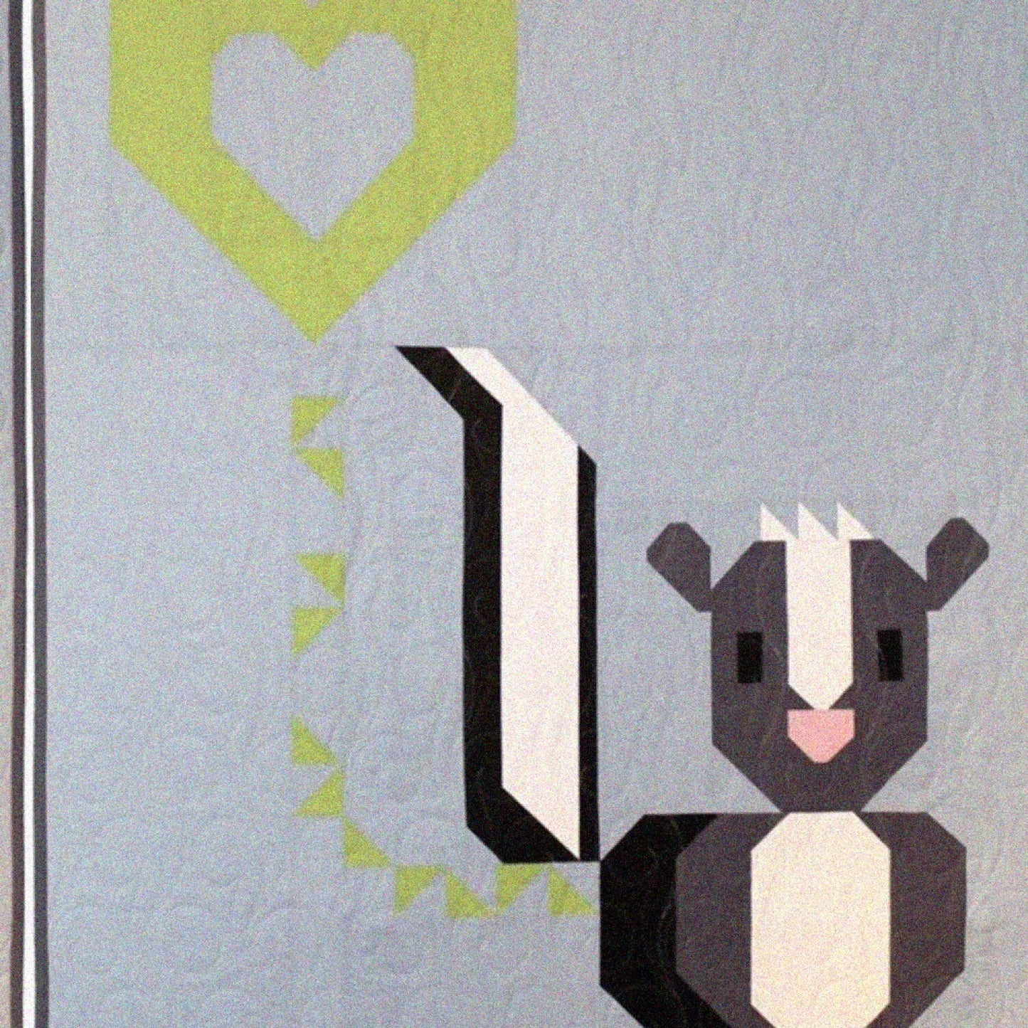 Love Stinks Quilt Sewing Pattern Set 40x51.5" and 60.5x60.5"