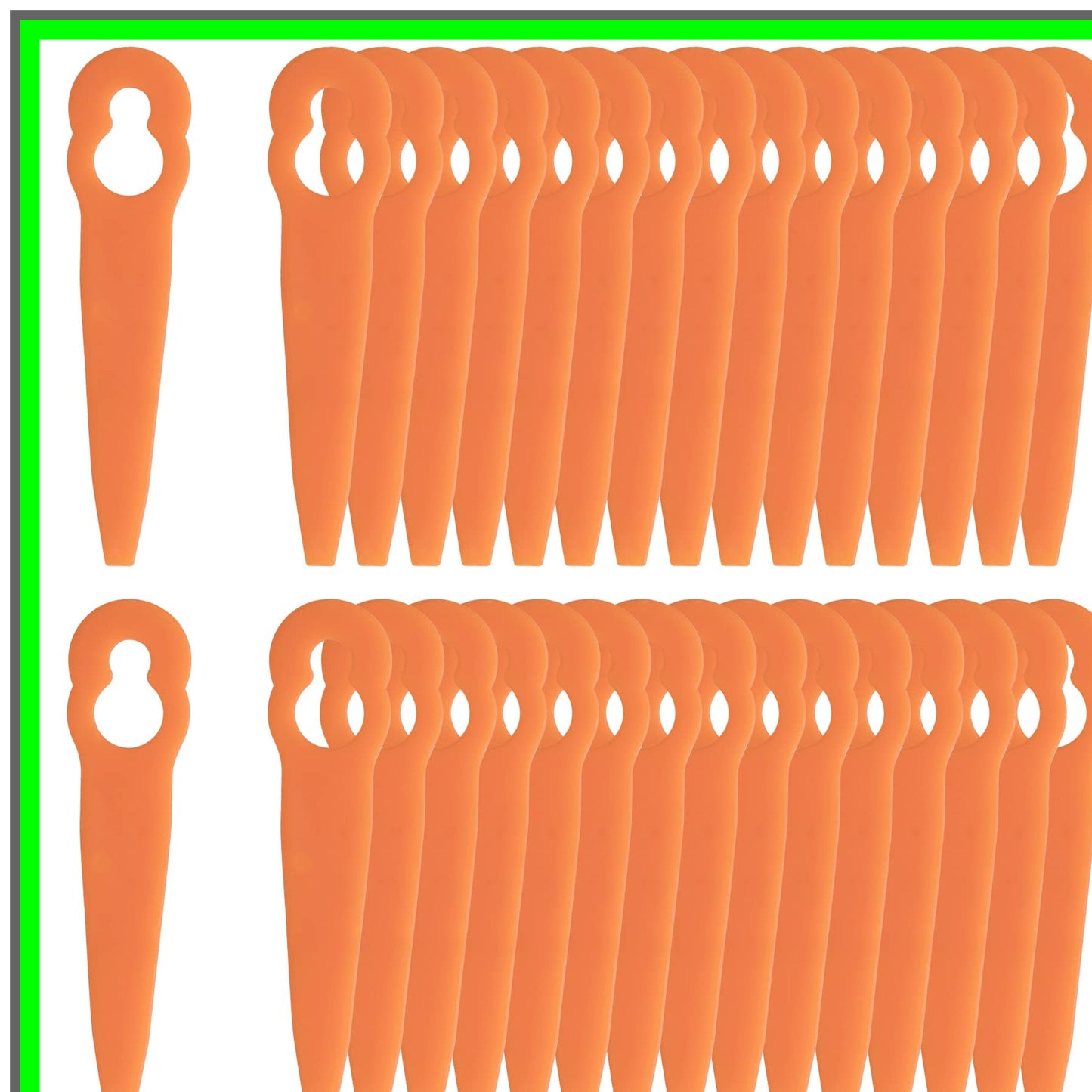 120Pcs Replacement Plastic Blades for STIHL Polycut Trimmers and Sun Joe