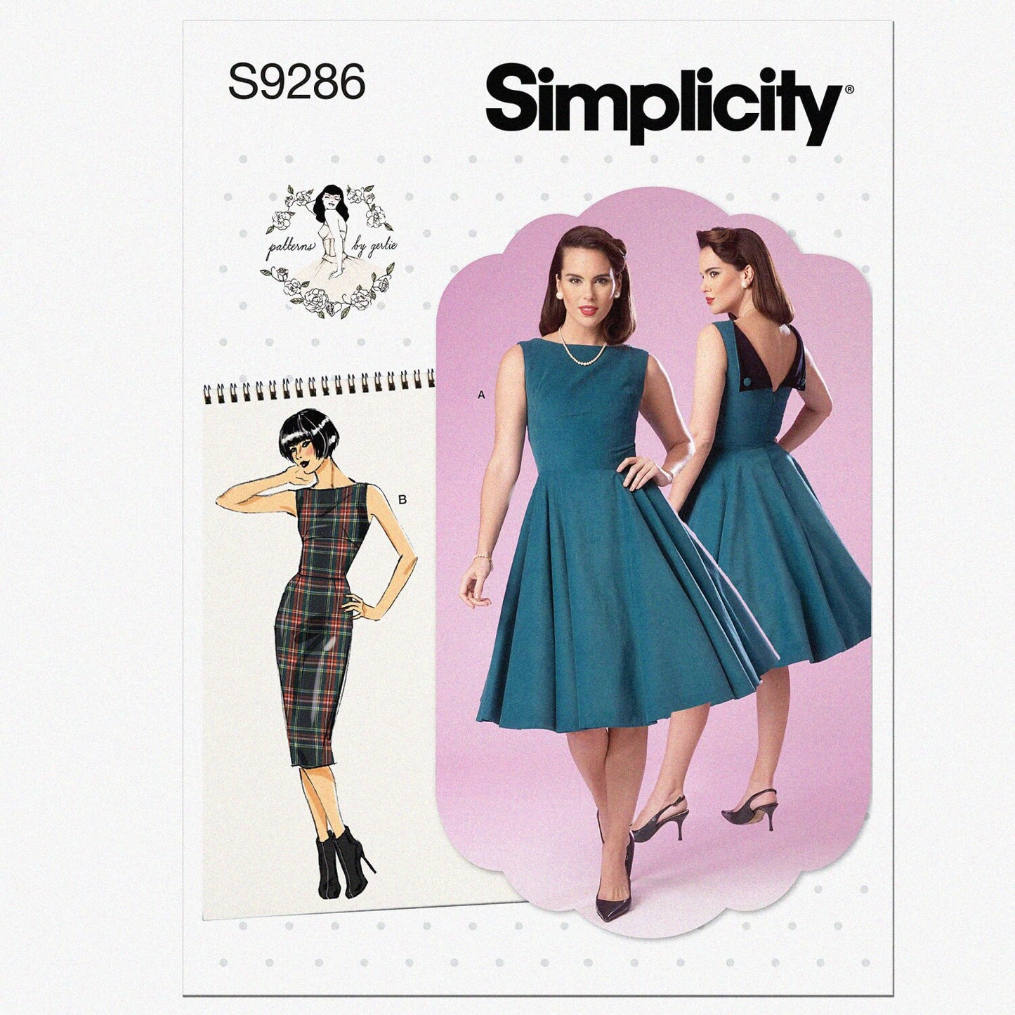 Misses' White Sleeveless Dress Pattern Sizes 14-22