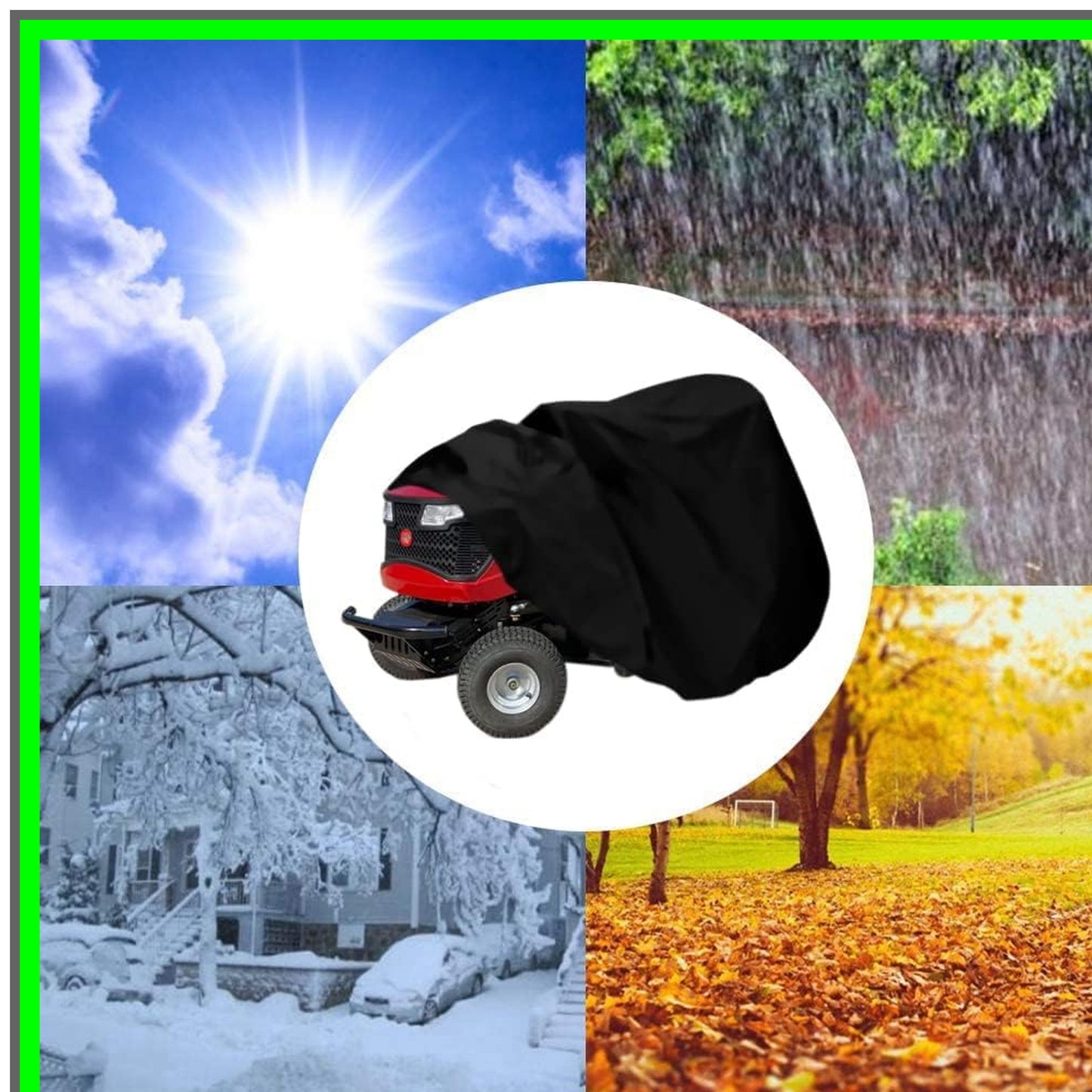 Heavy Duty Riding Lawn Mower Cover for Outdoor Protection Against Elements