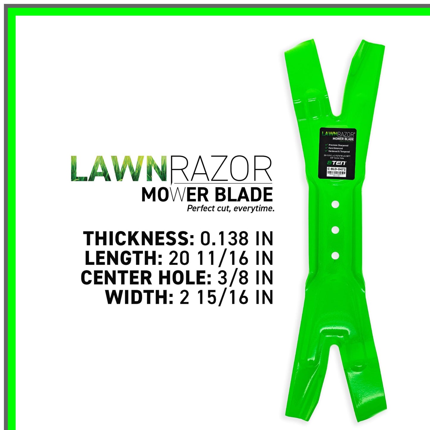 Snapper LawnRAZOR Mulching Blade for Walk Behind Mowers 7026407AYP