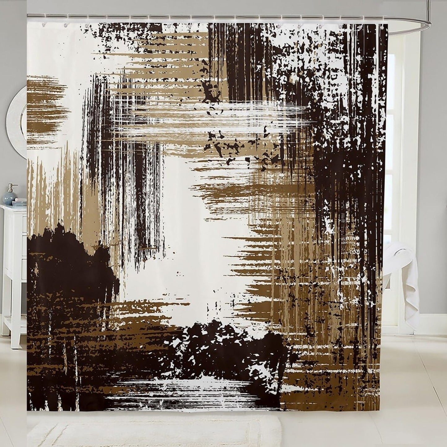 Abstract Shower Curtain 72x72 Kids Boys Grunge Style