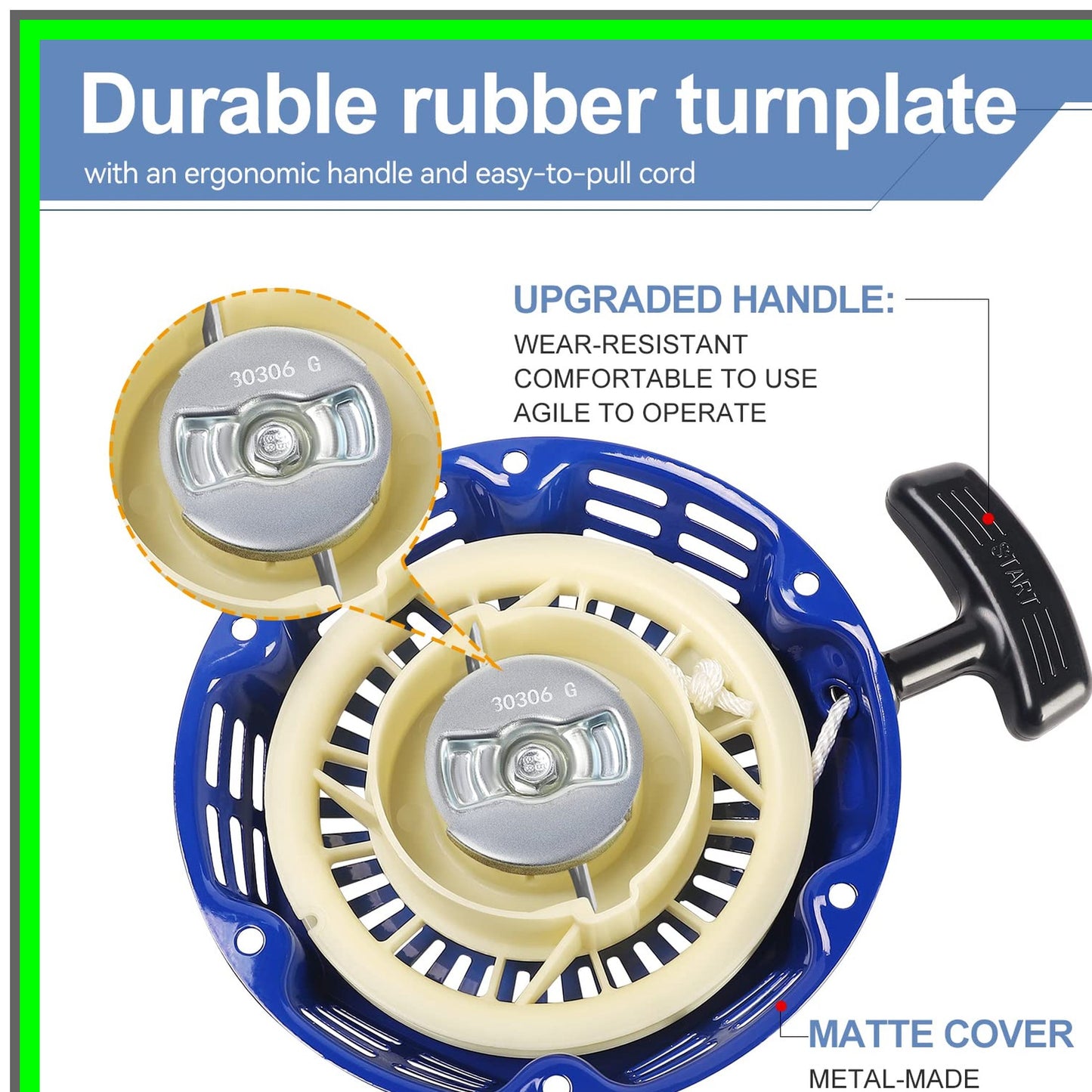 Honda GX160 Pull Starter Assembly for Predator 212 Recoil Engines