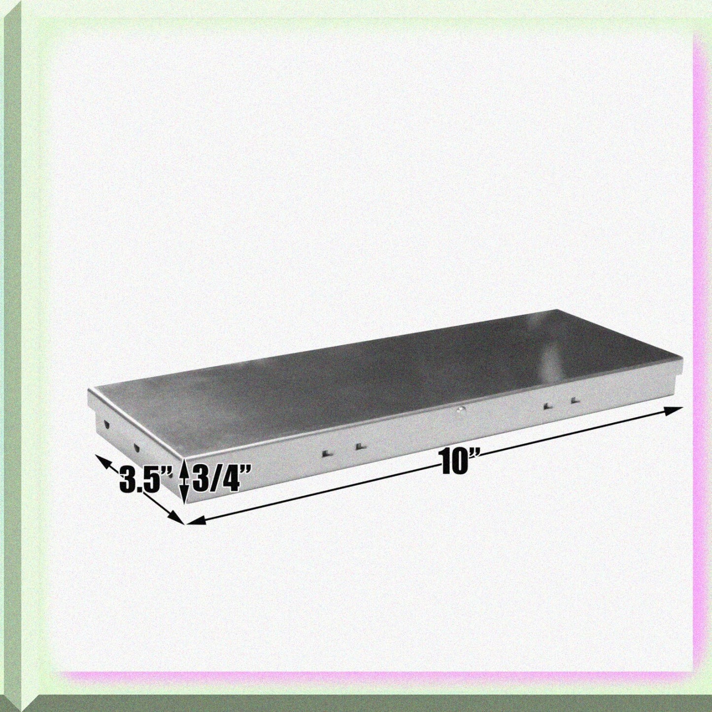 Aluminum Box for Pinstriping Brushes 3.5x10x0.75