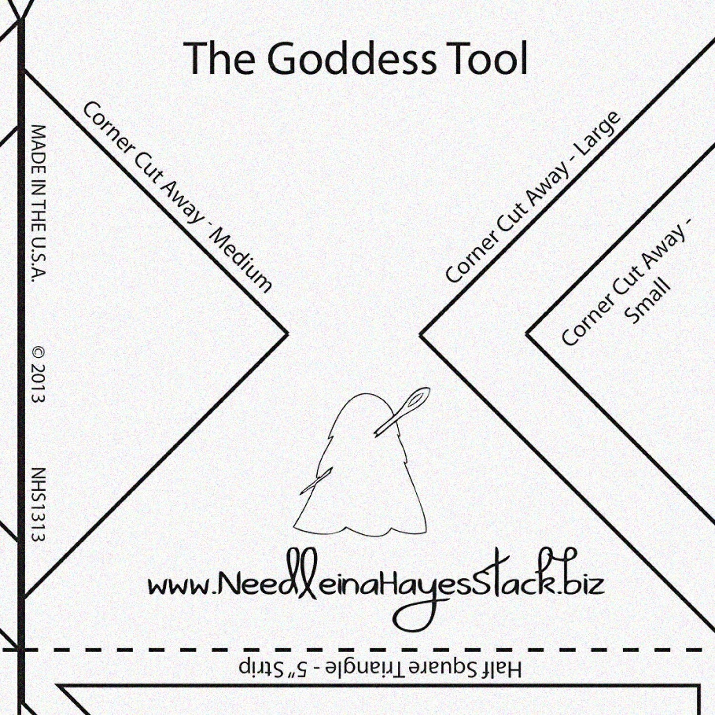 The Goddess Tool for Quilting Shapes