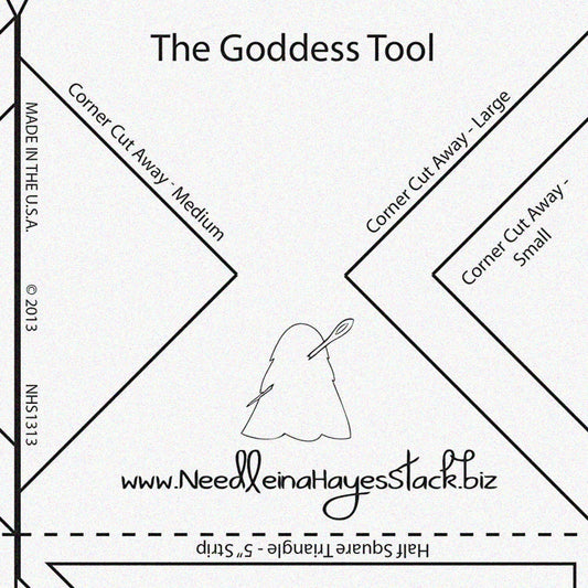 The Goddess Tool for Quilting Shapes