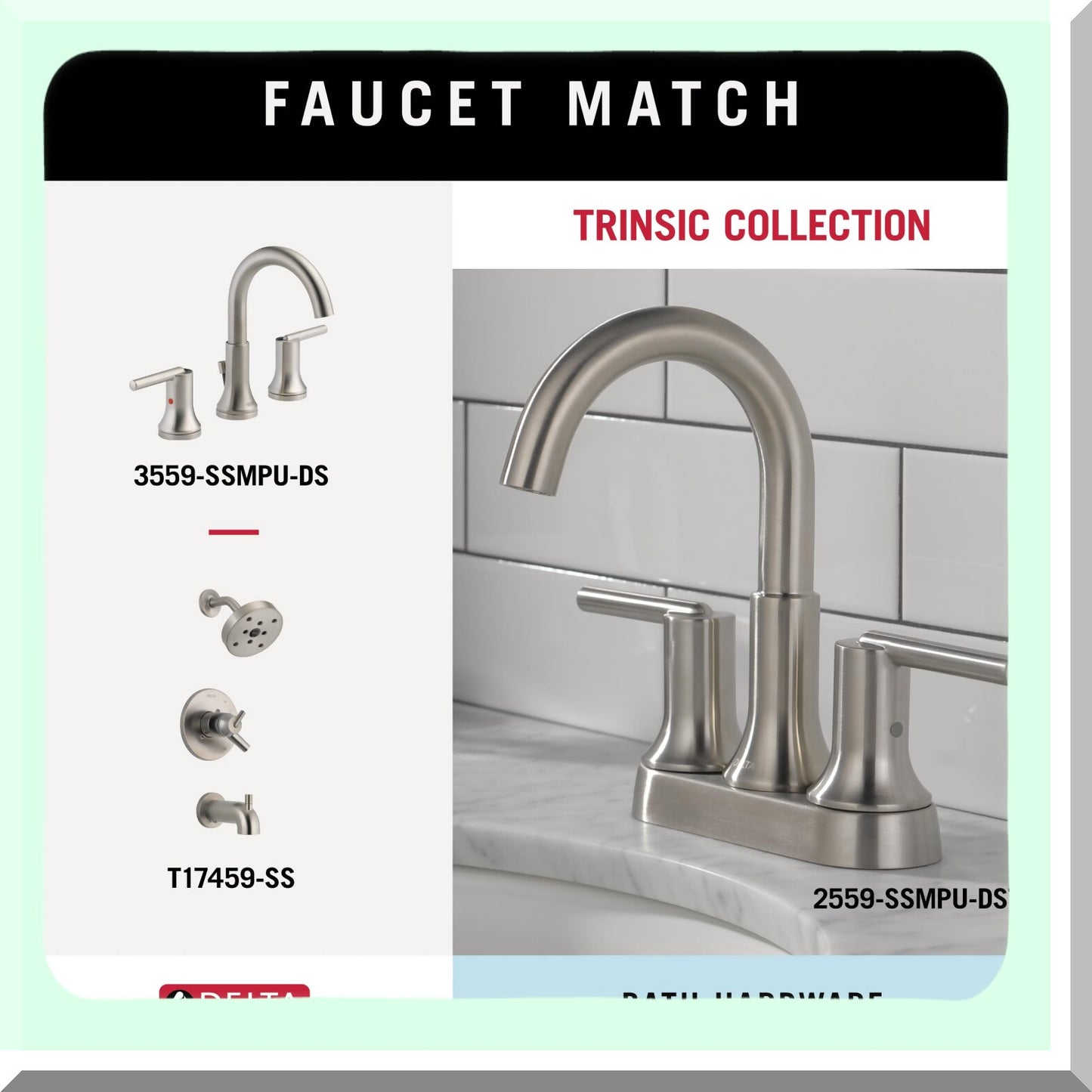 75950-SS Trinsic Stainless Steel Toilet Paper Holder