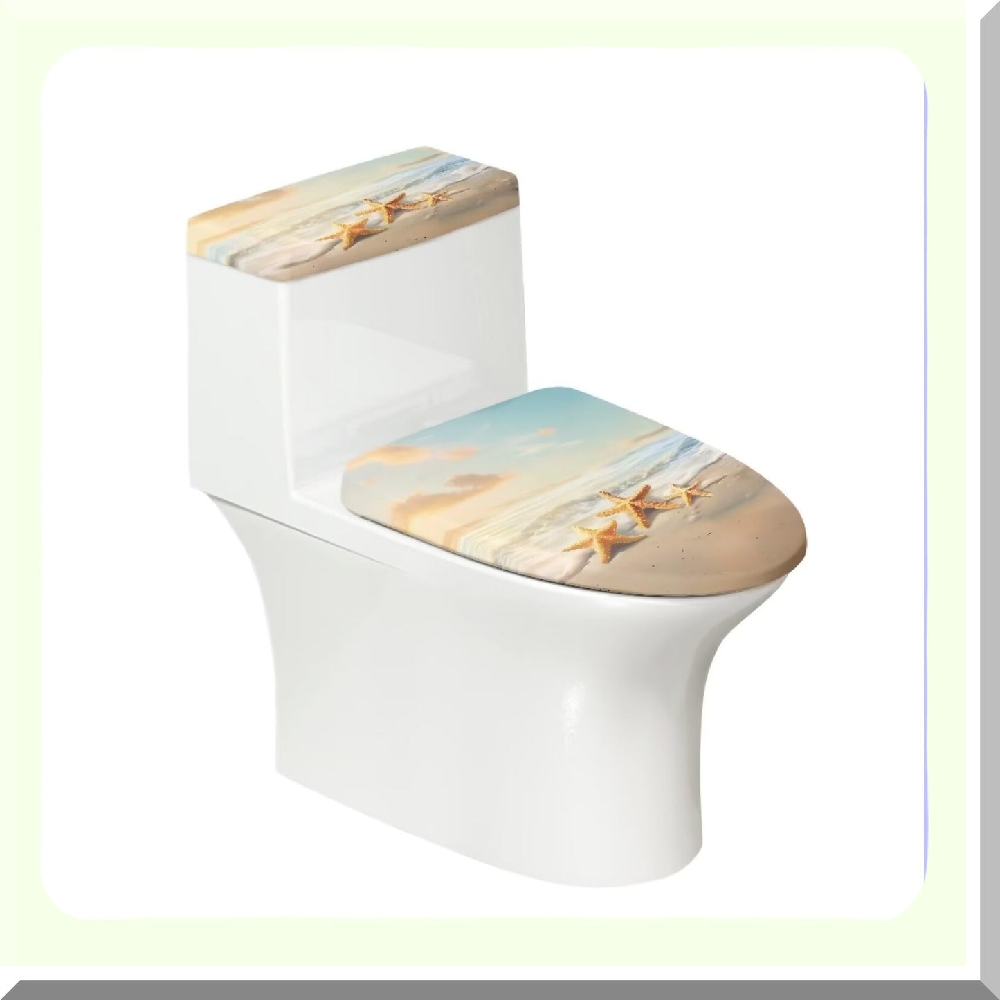 Bathroom Tet Lid Cover Set 13" and 15"