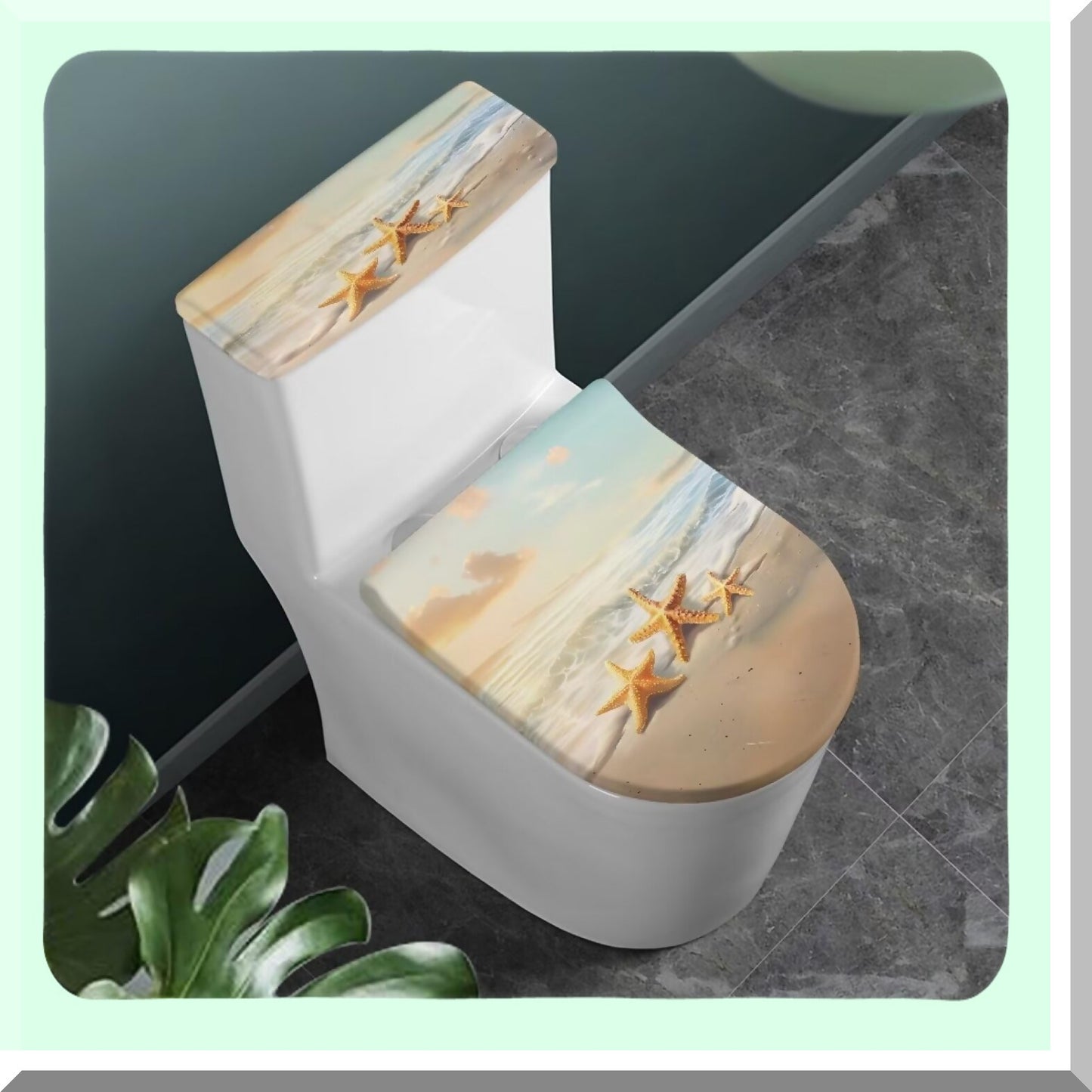 Bathroom Tet Lid Cover Set 13" and 15"