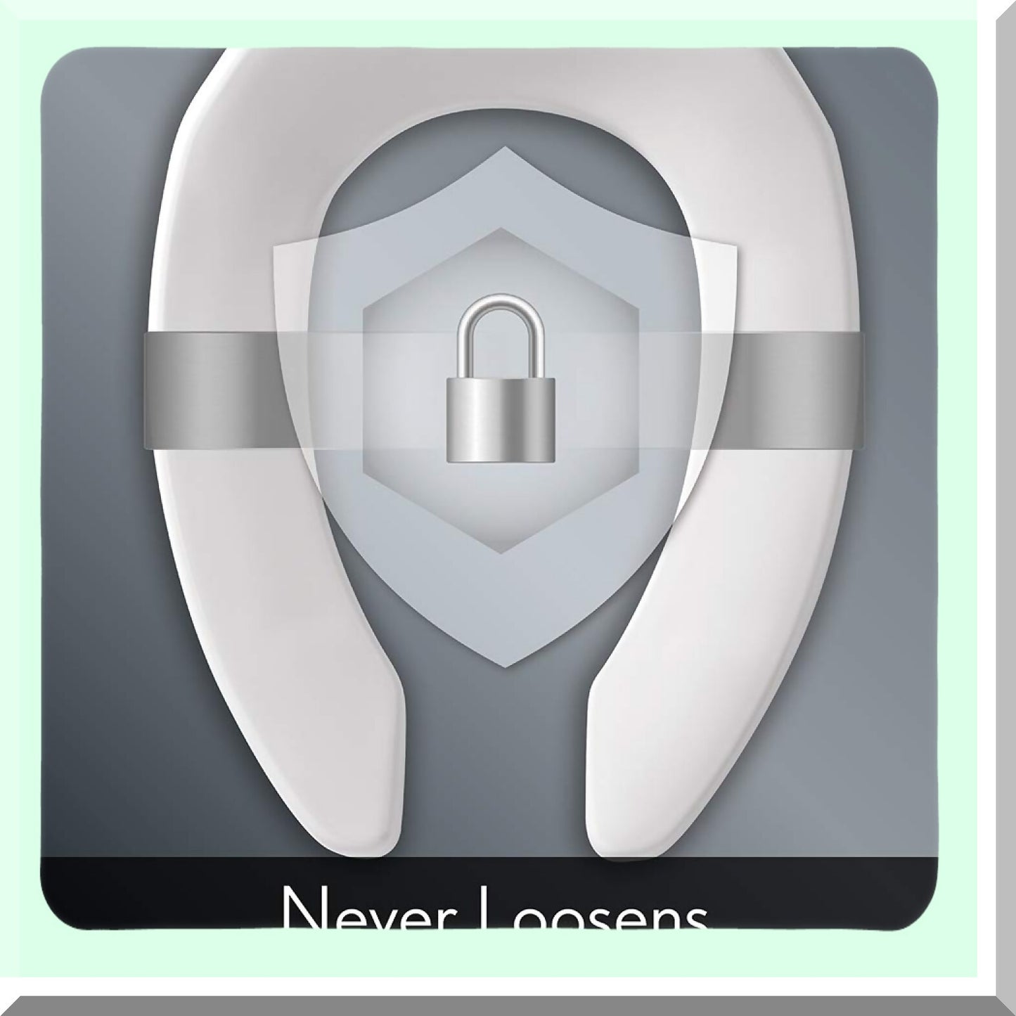 1250TTA 000 Commercial Heavy Duty Open Front Tet Seat White