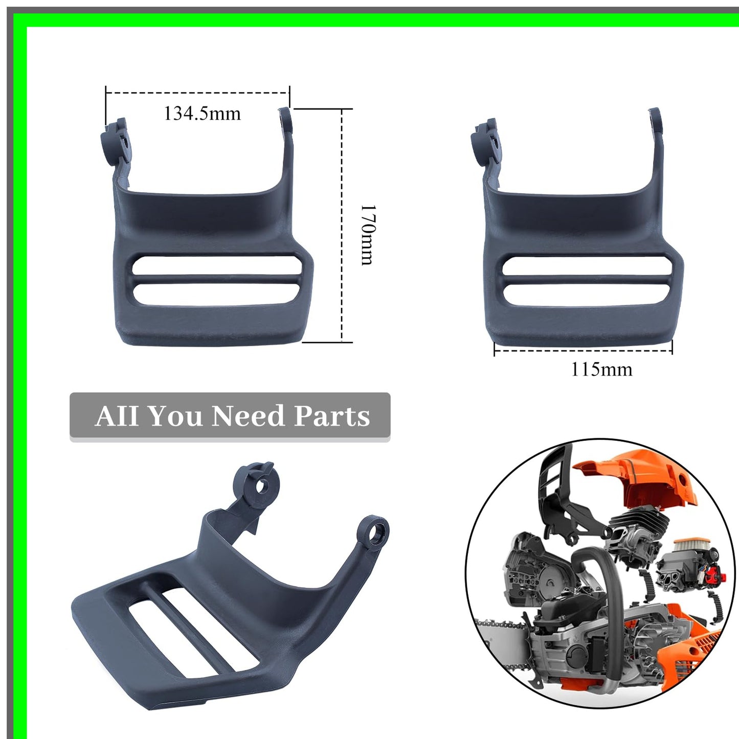 Husqvarna Chainsaw Front Guard Brake Handle Lever Replacement Part