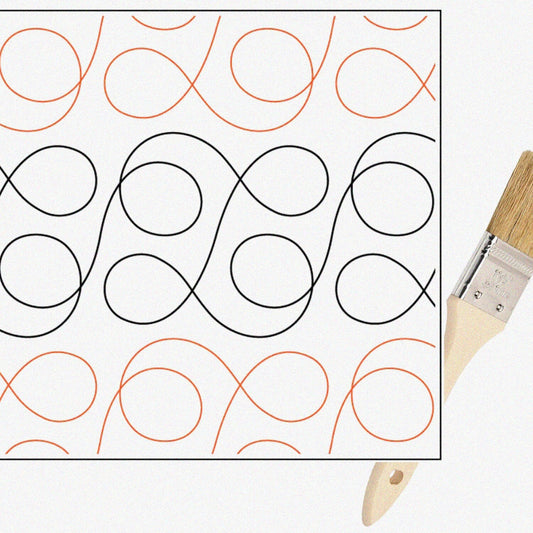 Pantograph Pattern Paper Roll for Long Arm Quilting