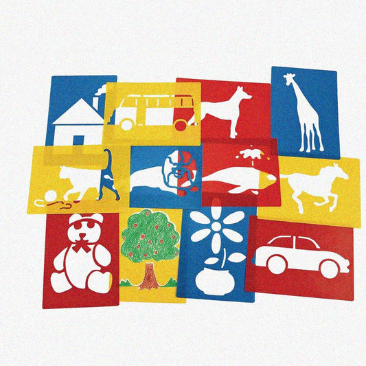 Set of 12 Large Washable Plastic Objects