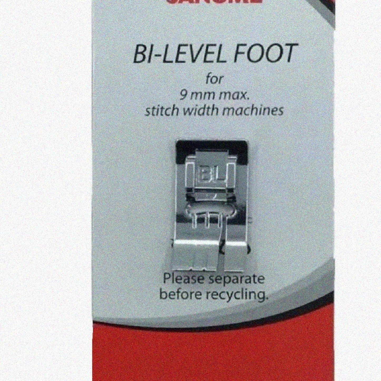 Bi-Level Foot for 9mm Sewing Machines