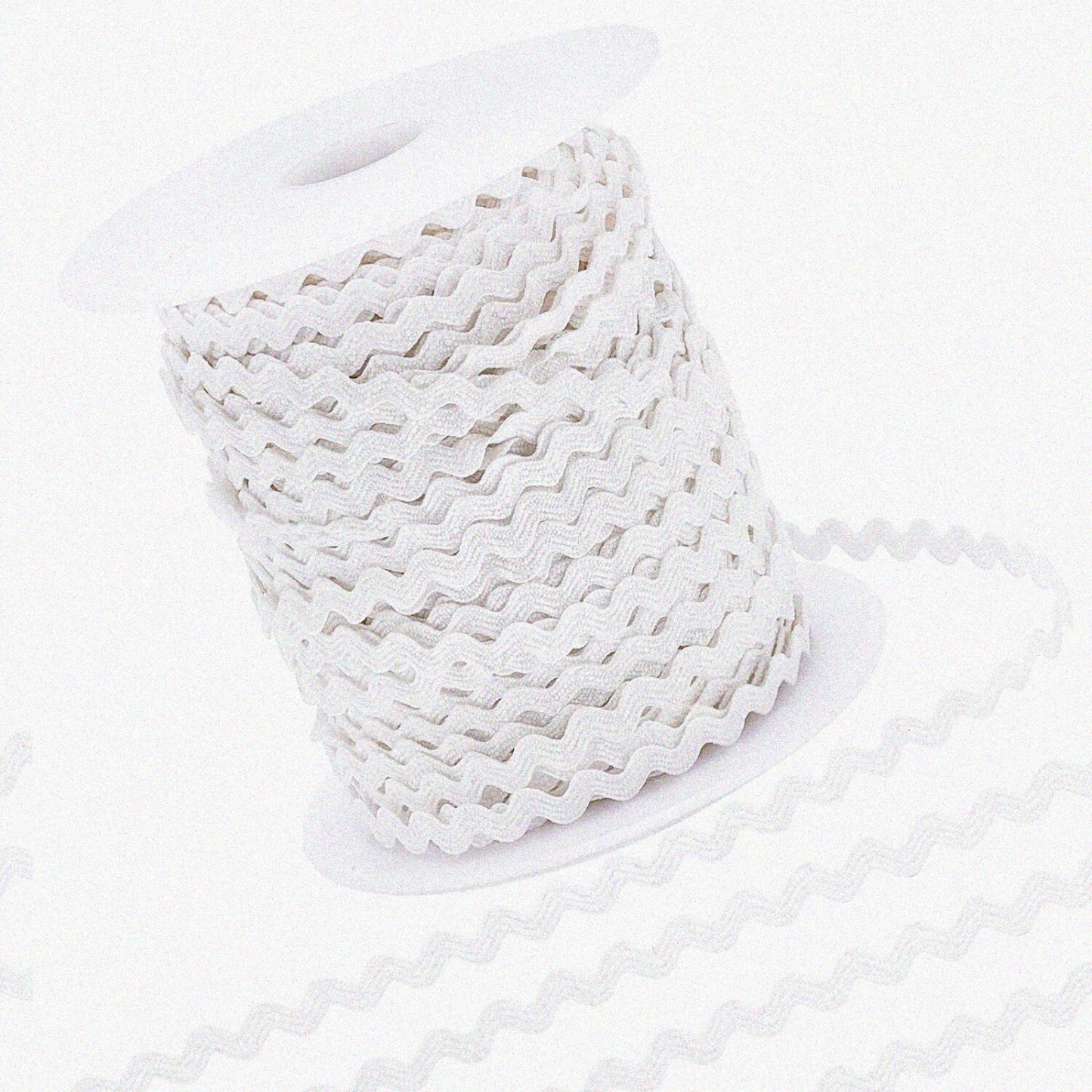 50Yard White Zigzag Rick Rack Trim 3.5mm