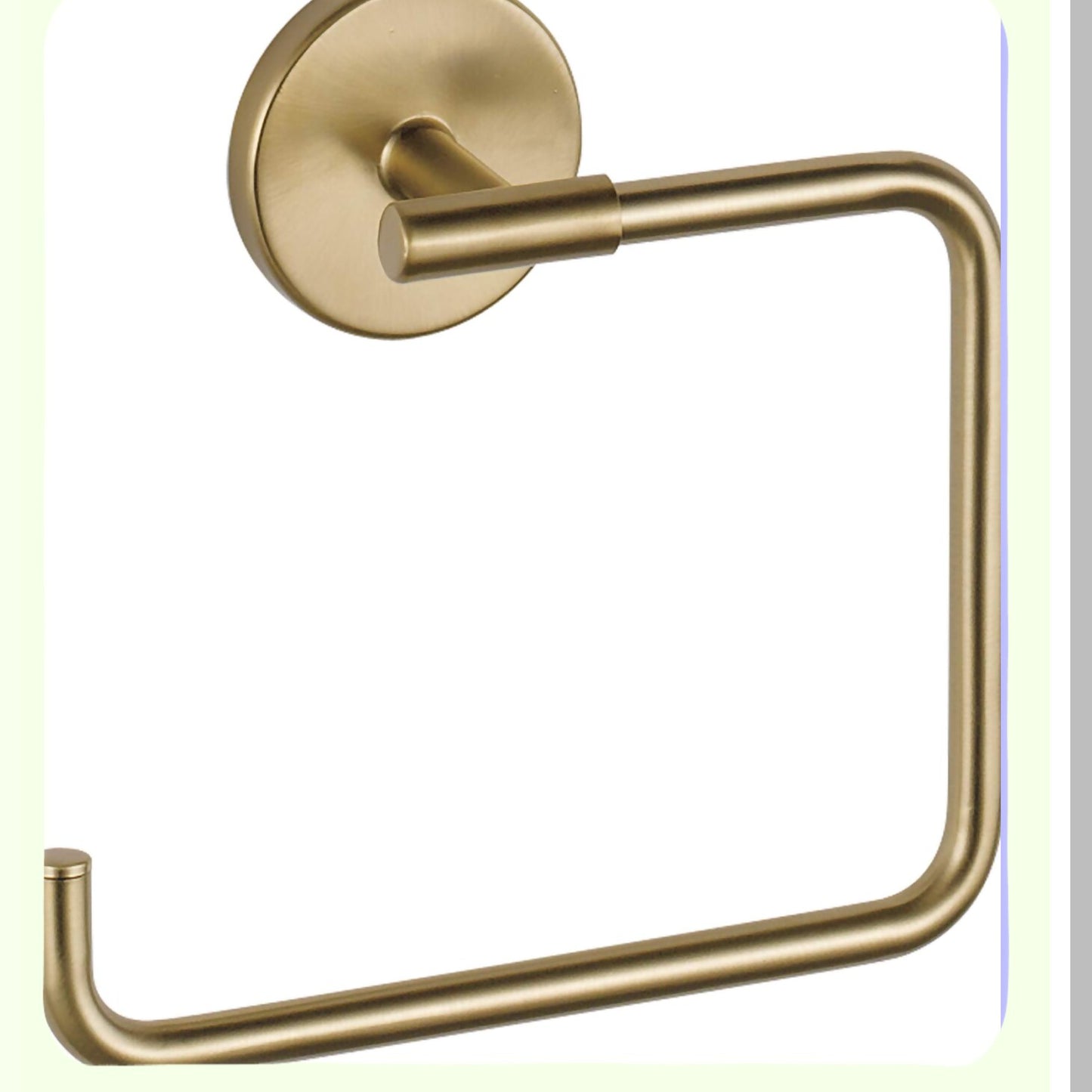 Champagne Bronze Towel Ring 2 x 6.41 x 5.69 Inches