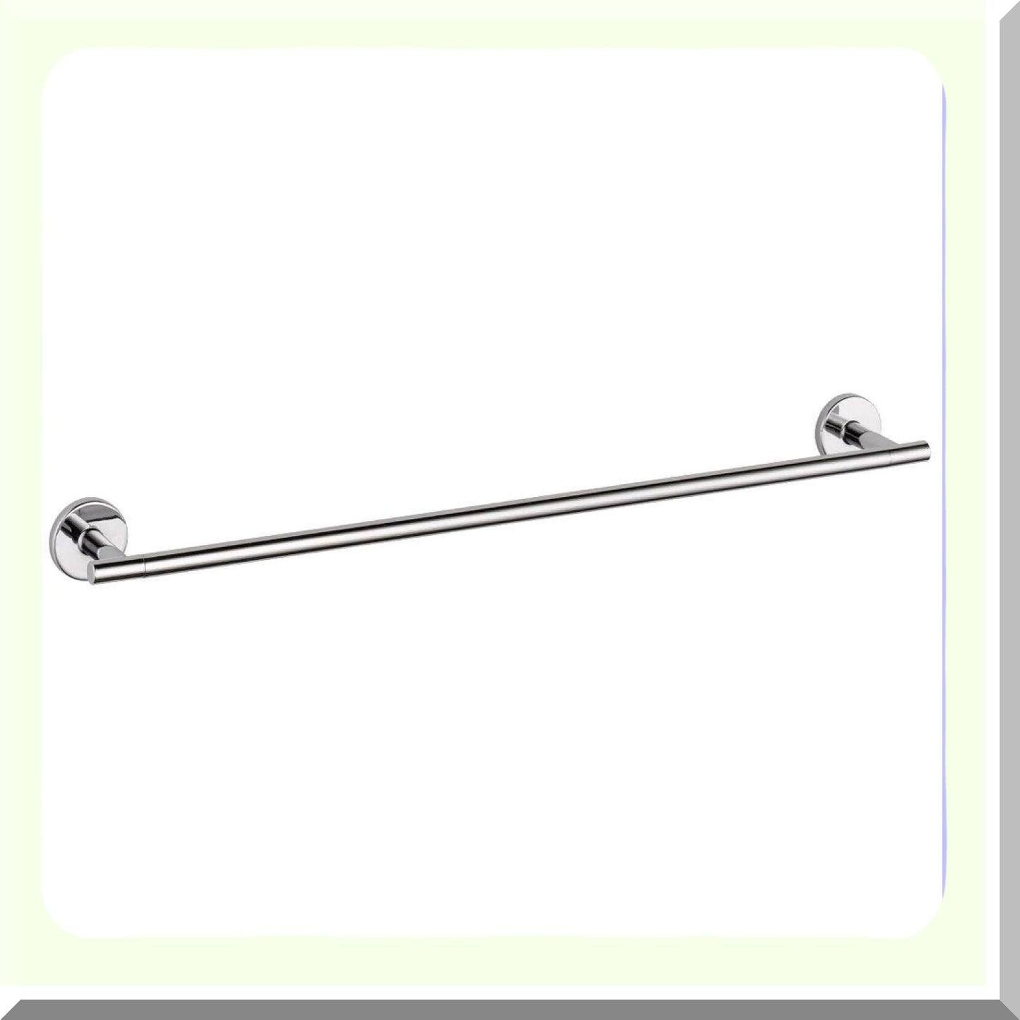 24 in. Wall Mount Towel Bar in Polished Chrome