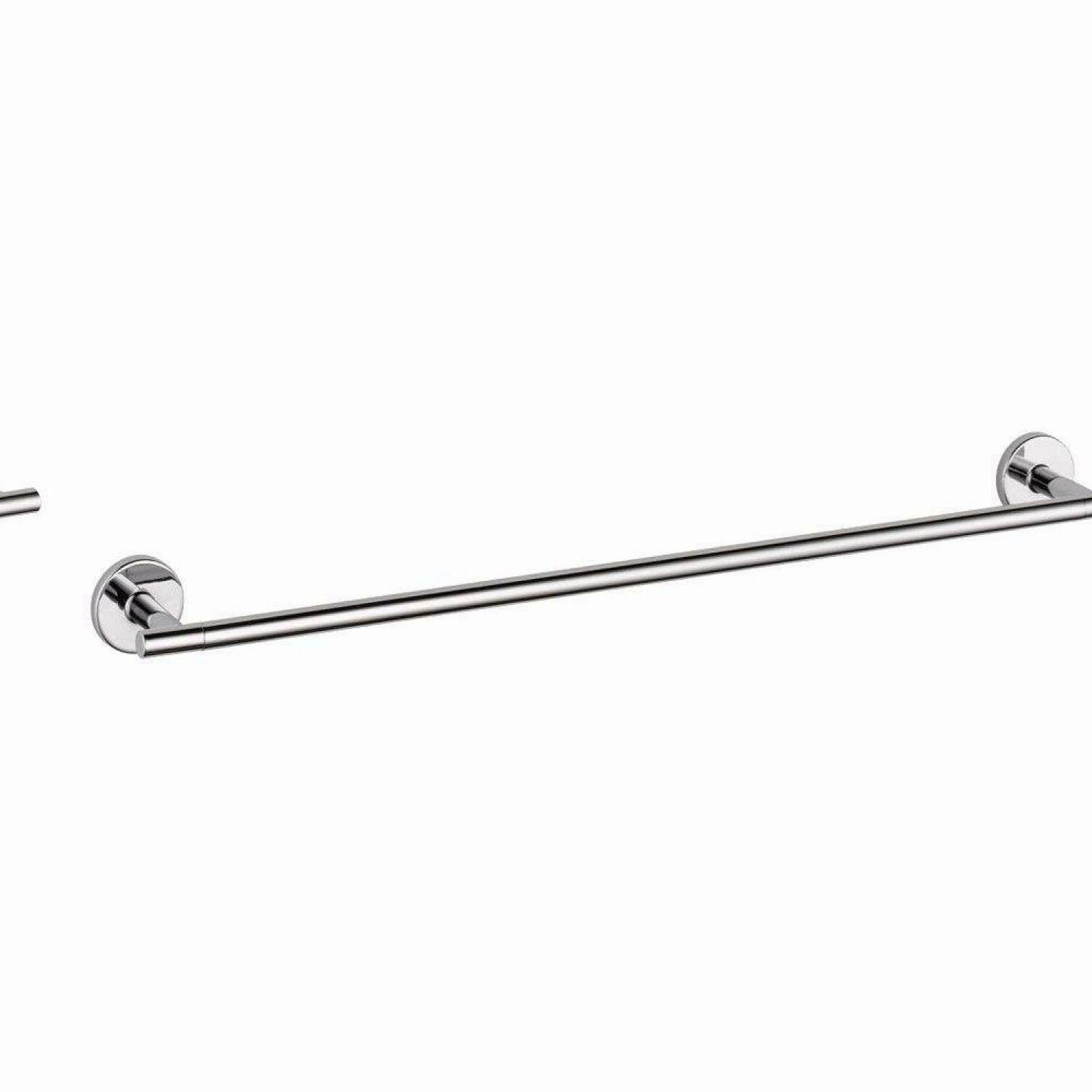 24 in. Wall Mount Towel Bar in Polished Chrome
