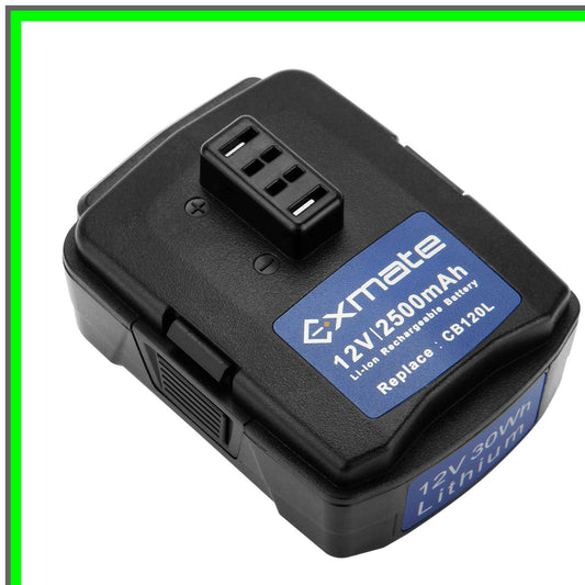 12V 2.5Ah Lithium Replacement Battery for RYOBI CB120L CB121L BPL-1220