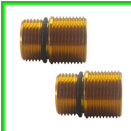 Axial Cam Pressure Washer Outlet Kit - 2 Pack Anodized Aluminum Fittings