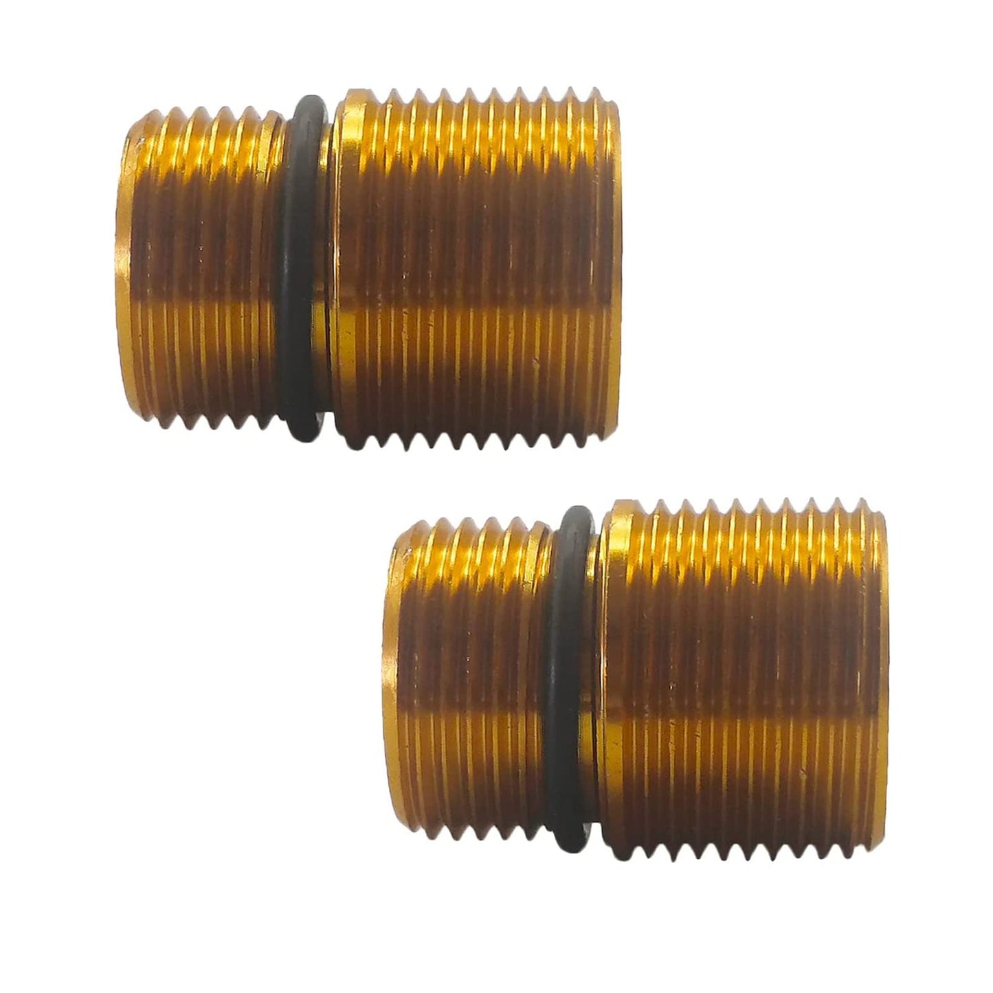 Axial Cam Pressure Washer Outlet Kit - 2 Pack Anodized Aluminum Fittings