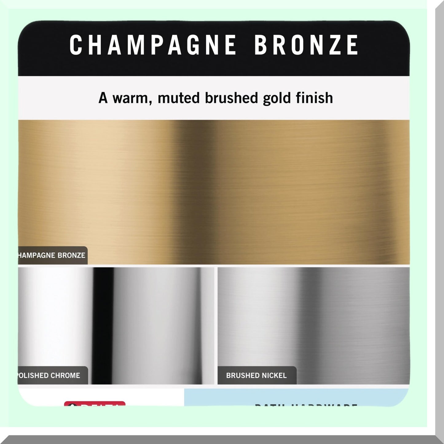 Trinsic Tet Paper Holder Champagne Bronze