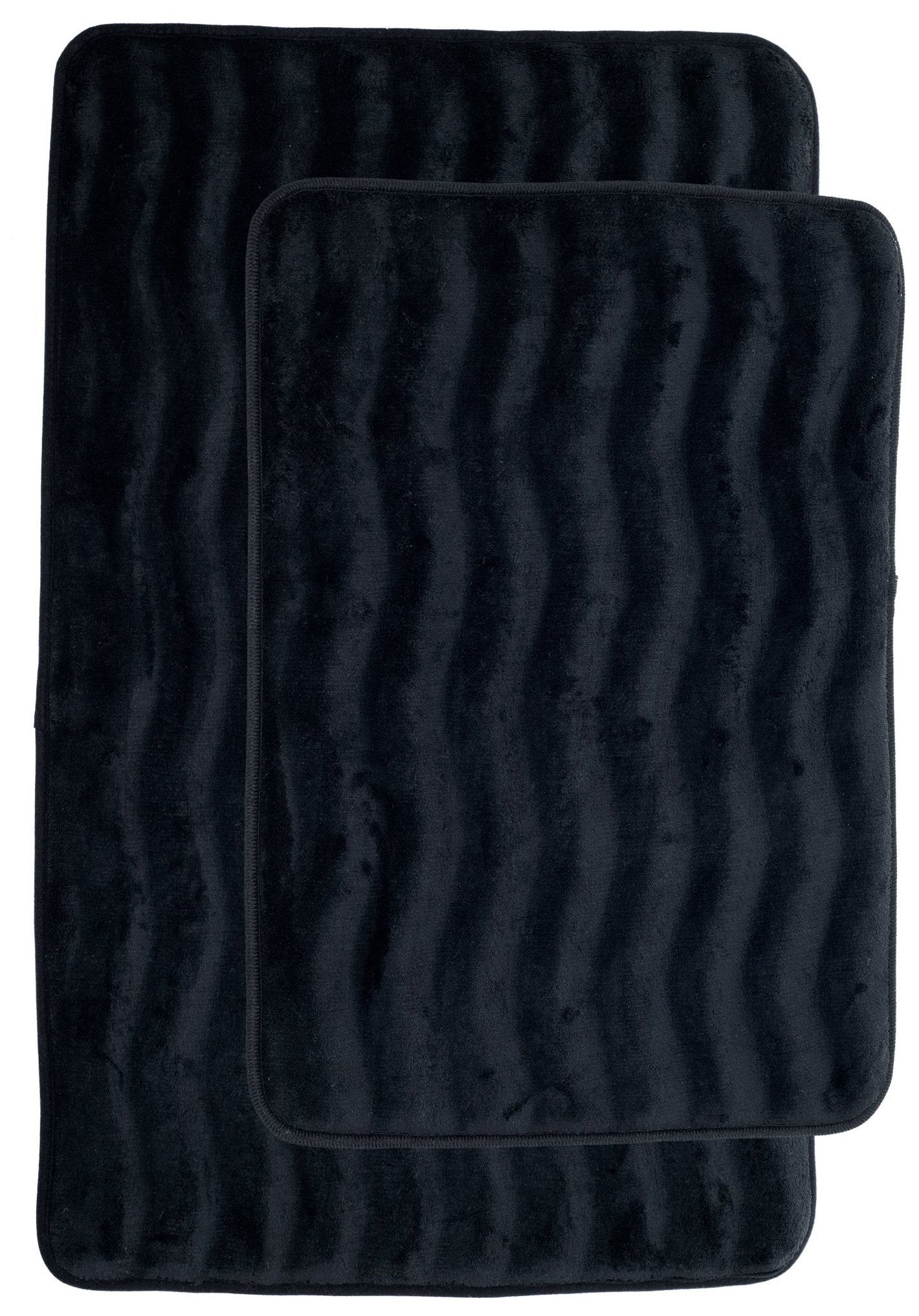 Bathroom Rug Set 2-Piece Memory Foam Bath Mats