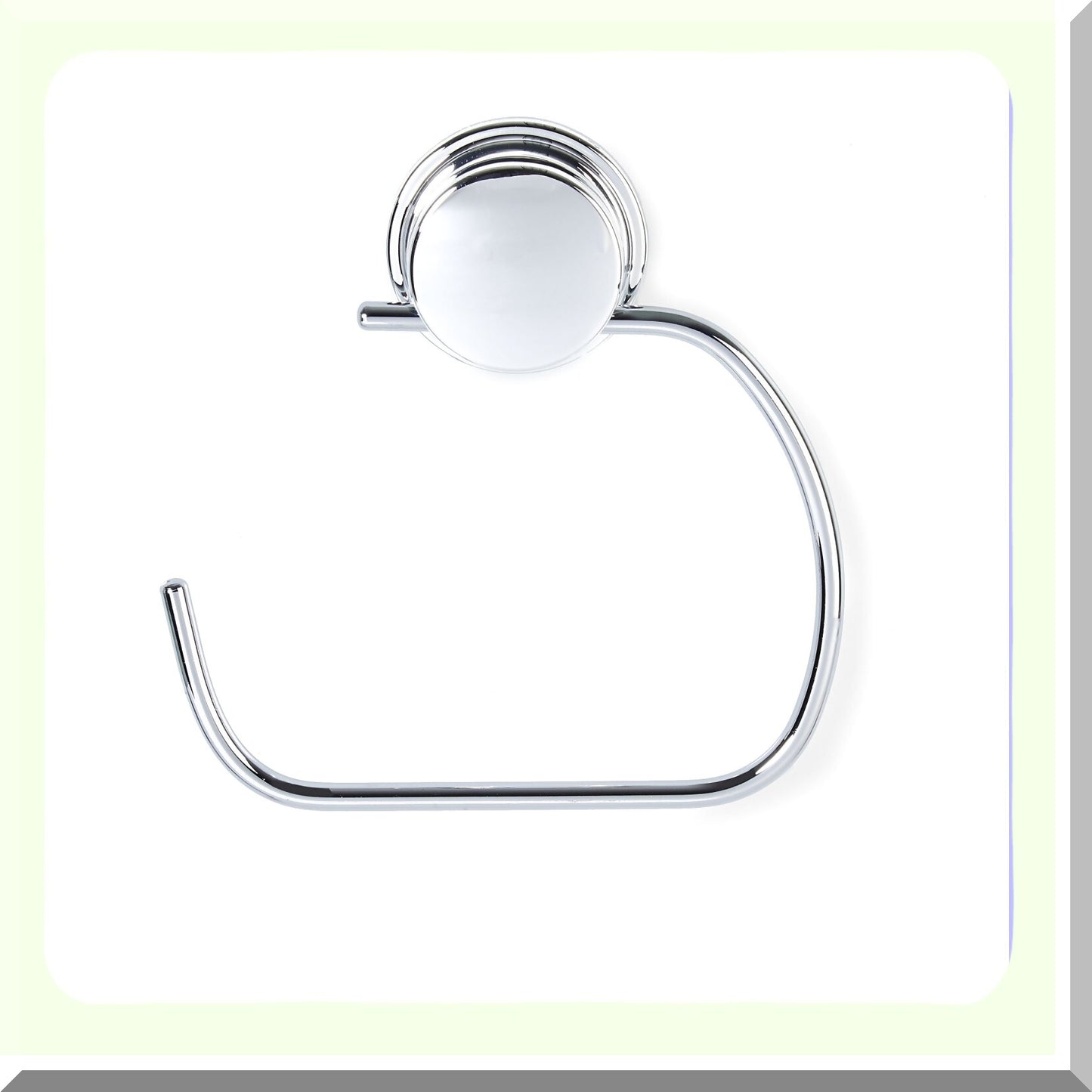 Kroma Stick'n Lock Plus Towel Holder Silver