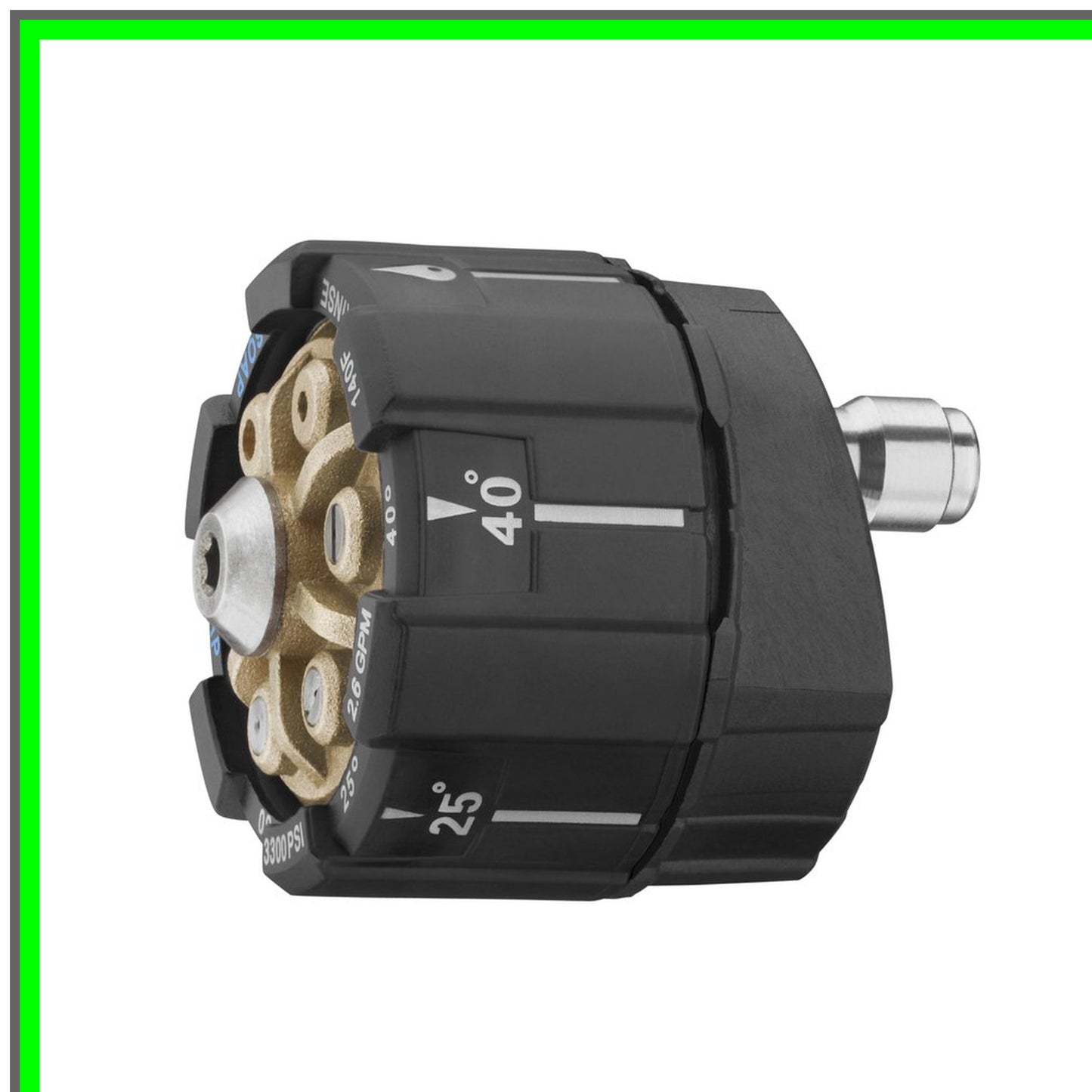 Versatile 6-in-1 Quick Connect Spray Nozzle for Pressure Washers