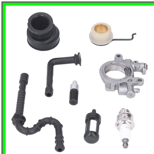 Oil Pump Gear and Spark Plug Kit for 029 039 Ms290 Ms310 Ms390 Chainsaws