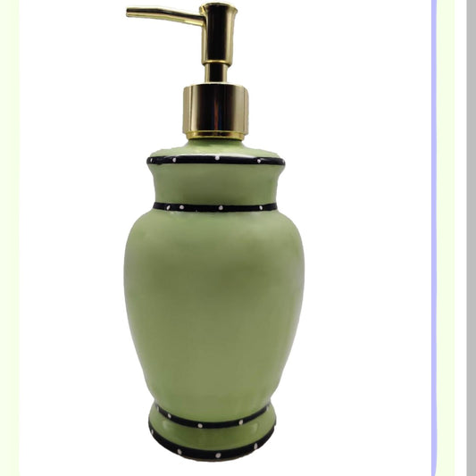 Ceramic Pistachio Green Soap Dispenser