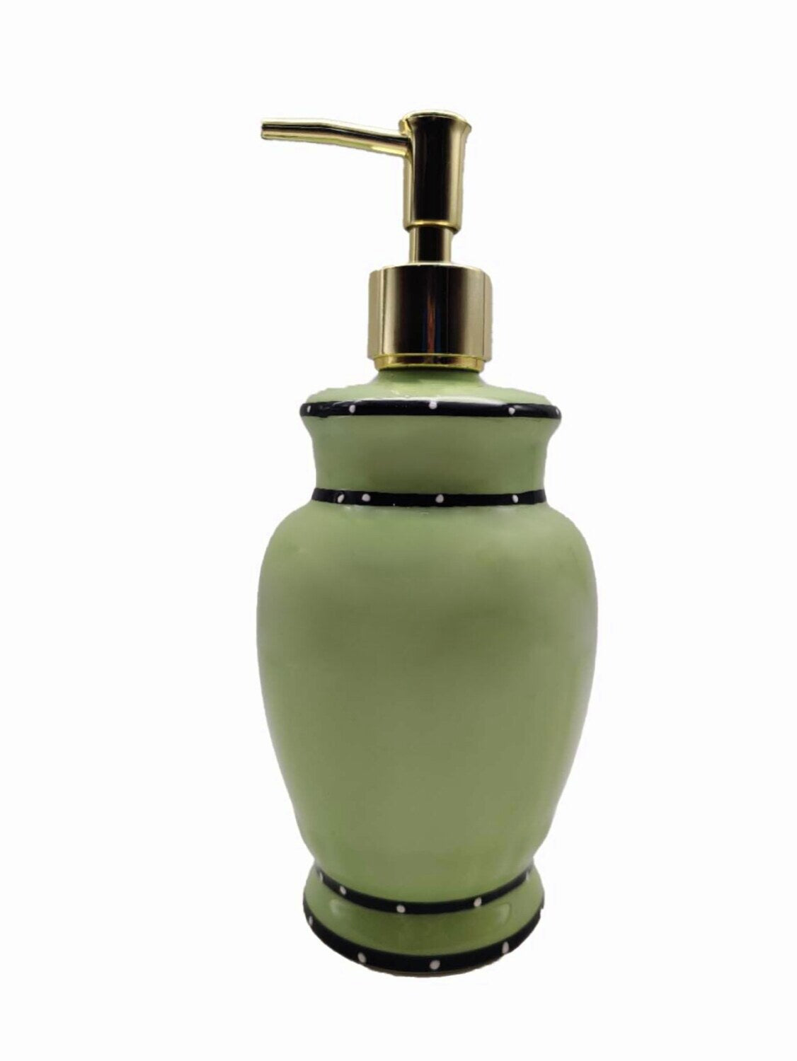 Ceramic Pistachio Green Soap Dispenser