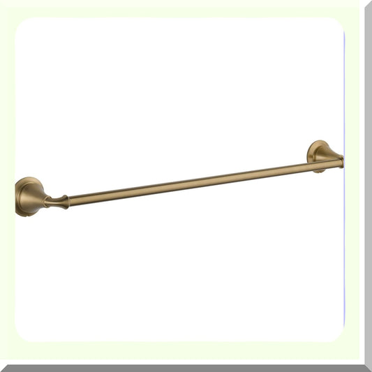 79424-CZ Linden Wall Mounted 24 in. Towel Bar in Champagne Bronze
