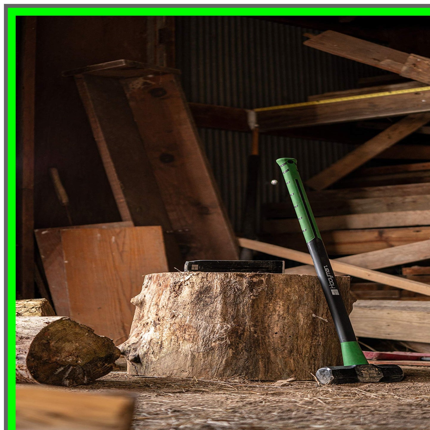 Heavy Duty 5 Pound Log Splitter Tool for Efficient Wood Chopping and Felling