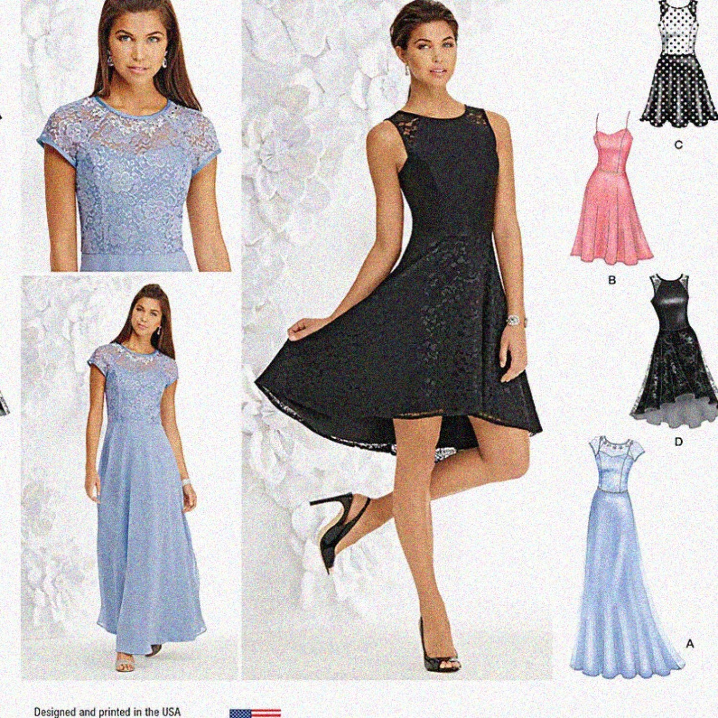 Women's Evening & Cocktail Dress Sewing Pattern Sizes 12-20