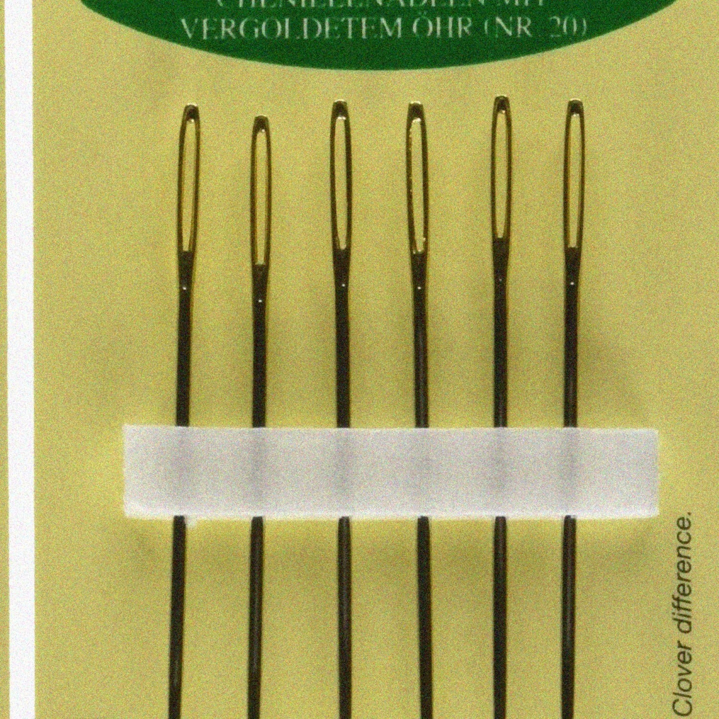 Gold Chenille Needles Size 20 6 Pack