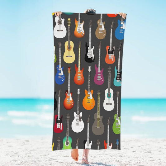 Colorful Microfiber Beach Towel 31"x61"