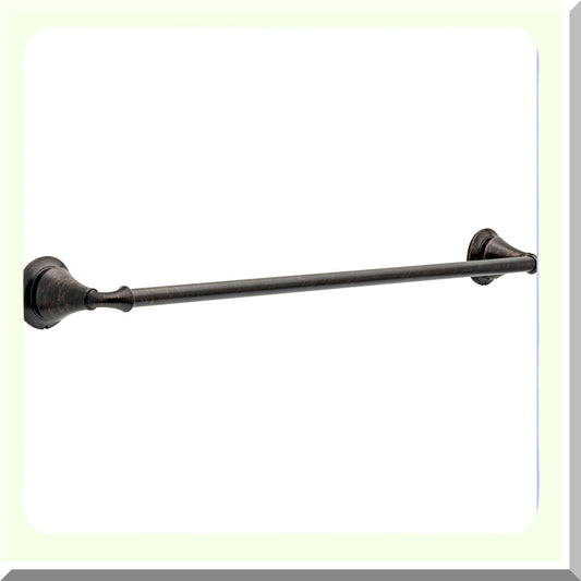 Linden 24 in. Wall Mount Towel Bar Venetian Bronze