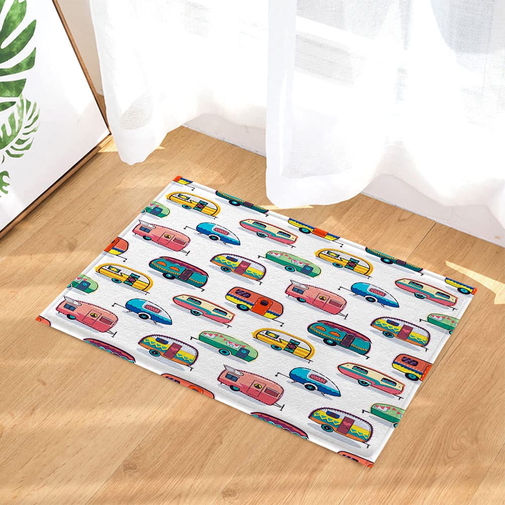 Camper Bath Mat 16x24 Inches Non-Slip Rug