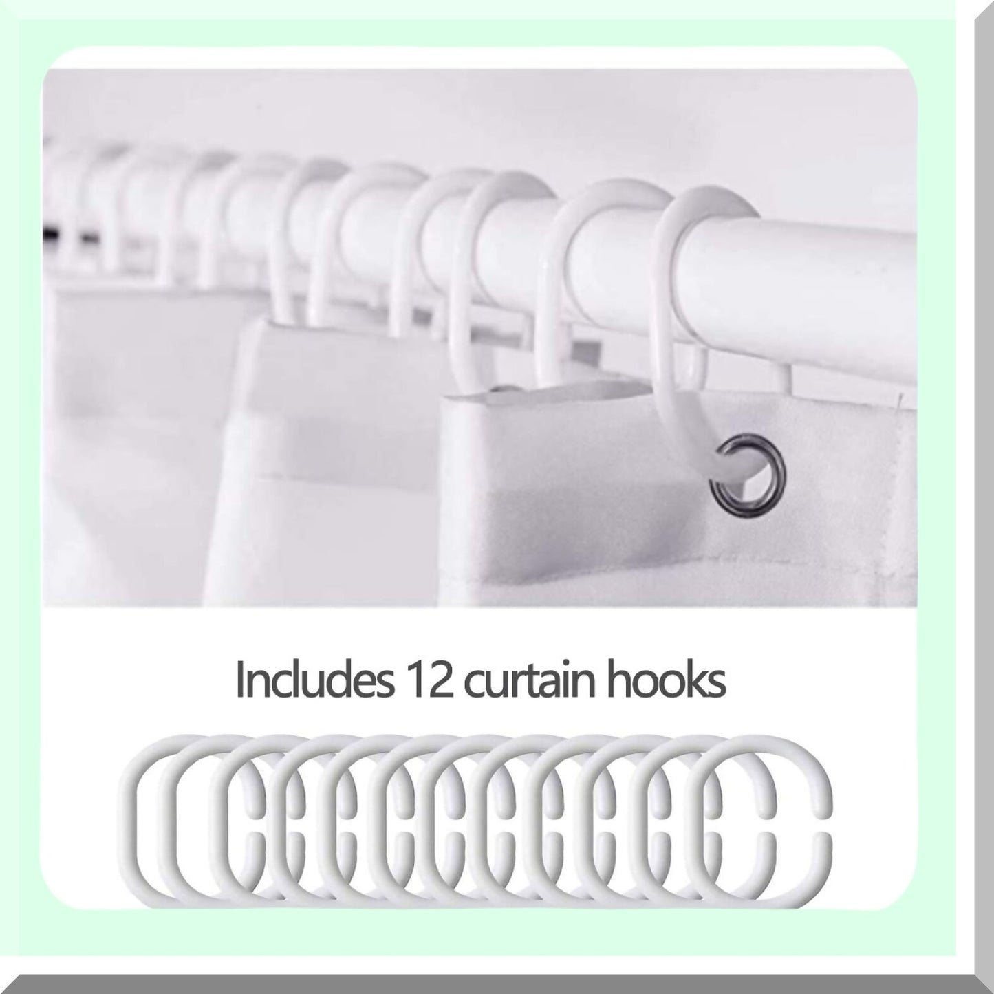 Highland Cow Fabric Shower Curtain 72x72 Inches