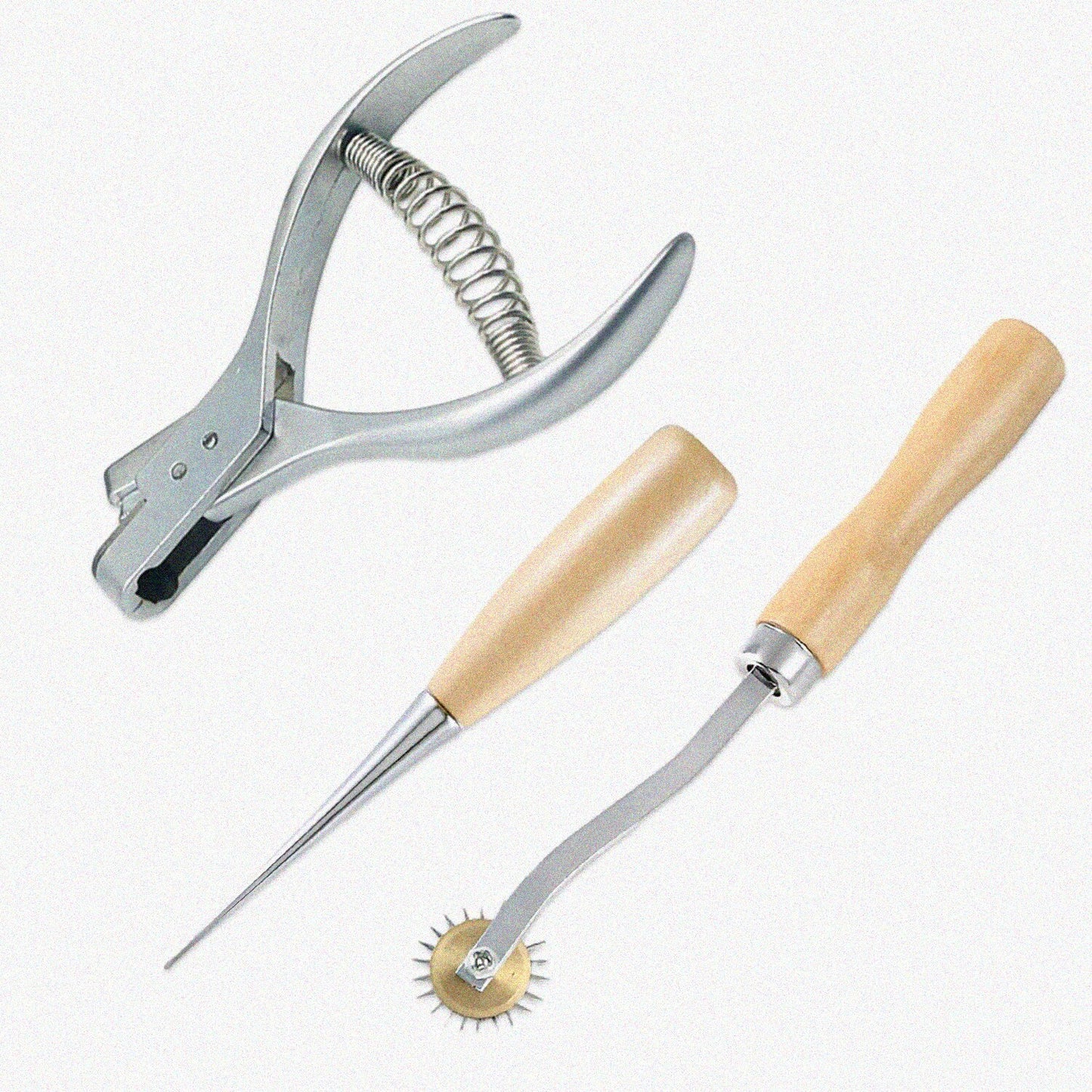 3 Pcs Pattern Notcher Stitch Wheels Awl Set