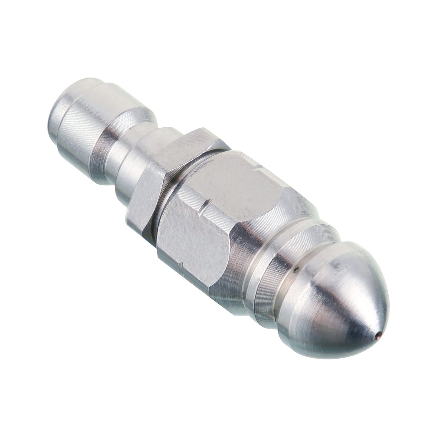 High-Pressure Sewer Jetter Nozzle for 1/4'' Quick Connect Hose